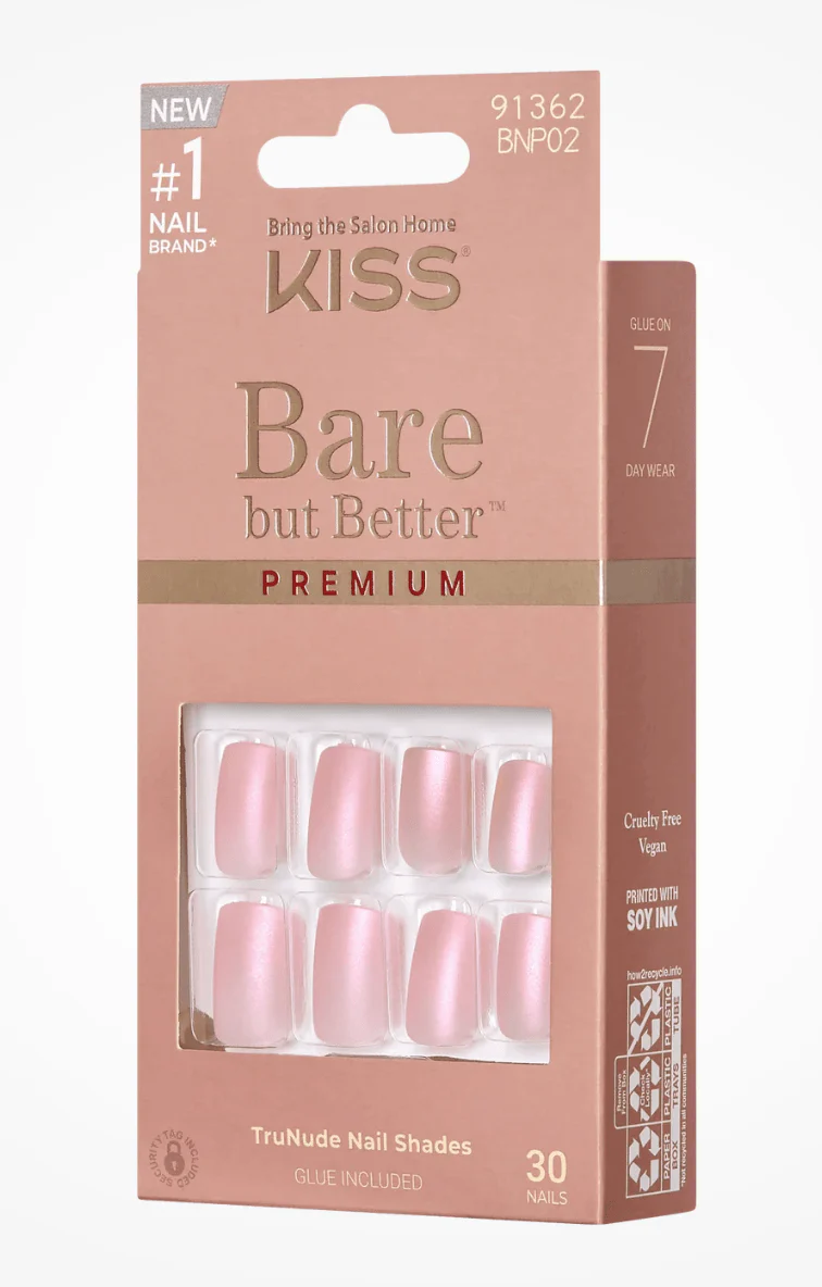 KISS Bare but Better Premium Nails – TruNude Shades - Image 10