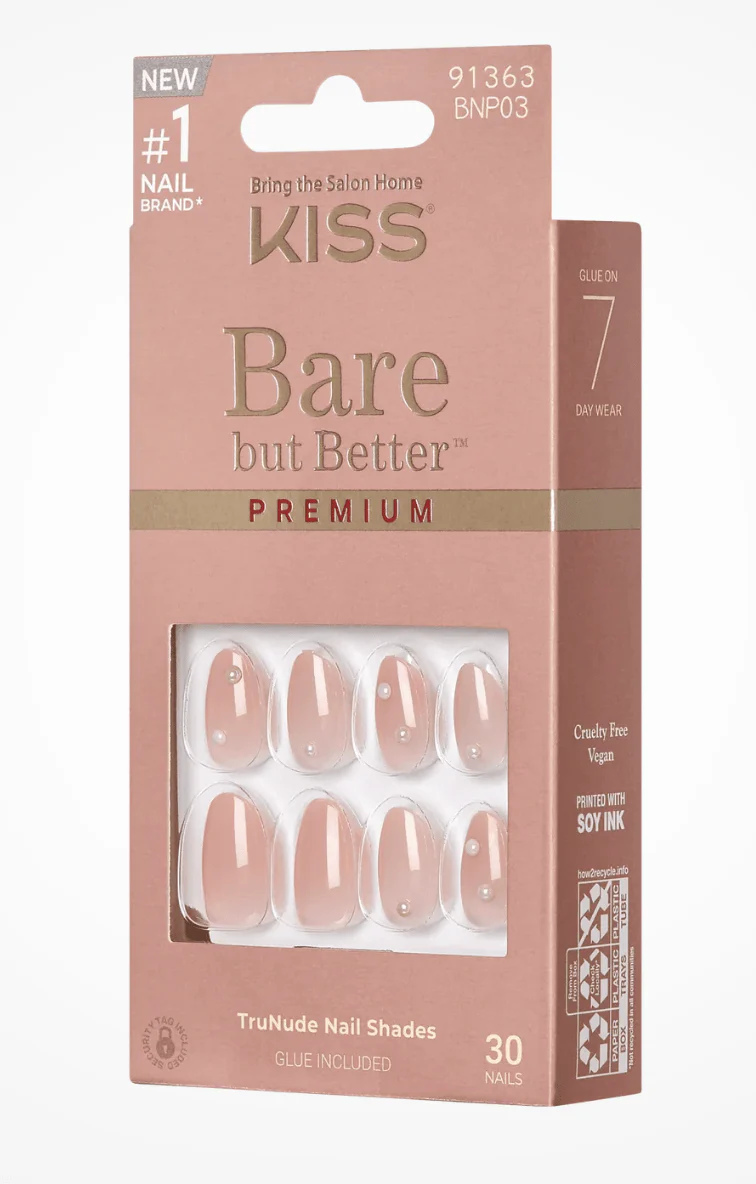 KISS Bare but Better Premium Nails – TruNude Shades - Image 11