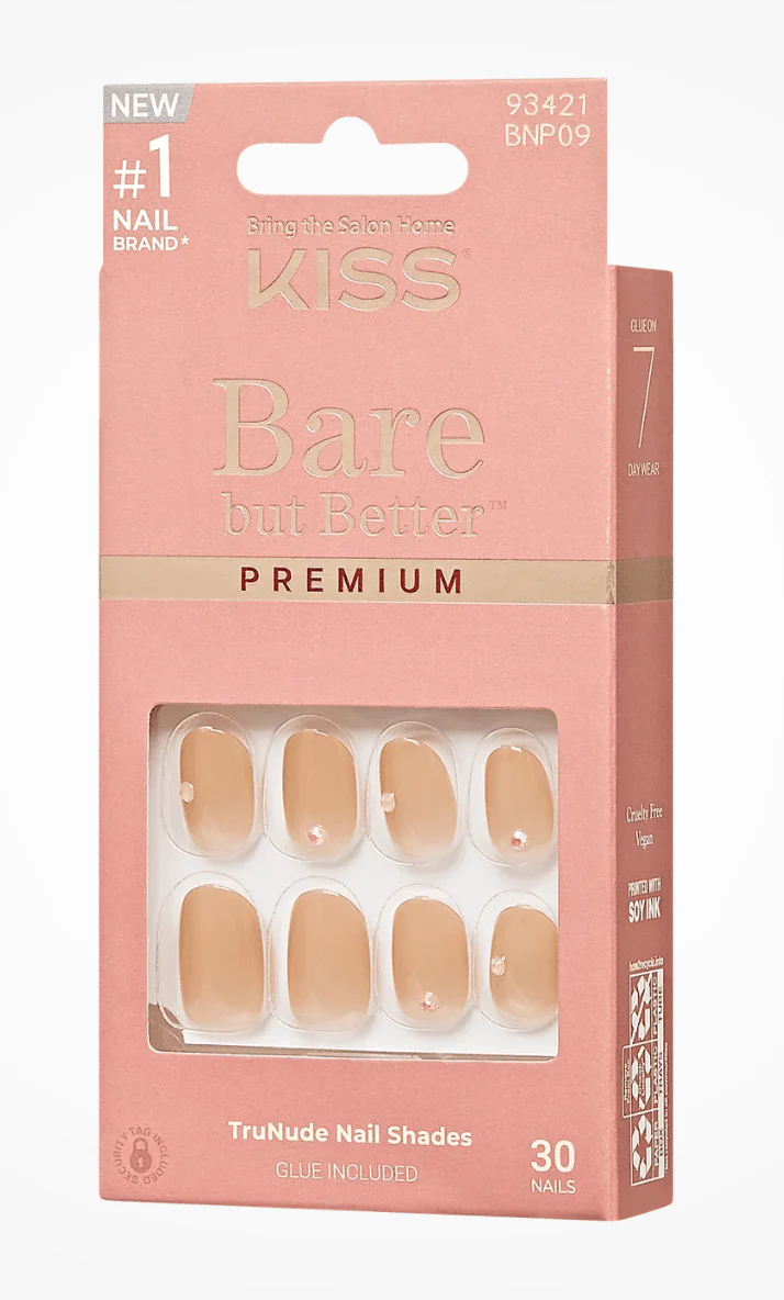 KISS Bare but Better Premium Nails – TruNude Shades - Image 14