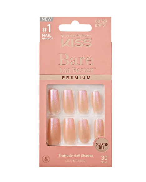 KISS Bare but Better Premium Nails – TruNude Shades - Image 17