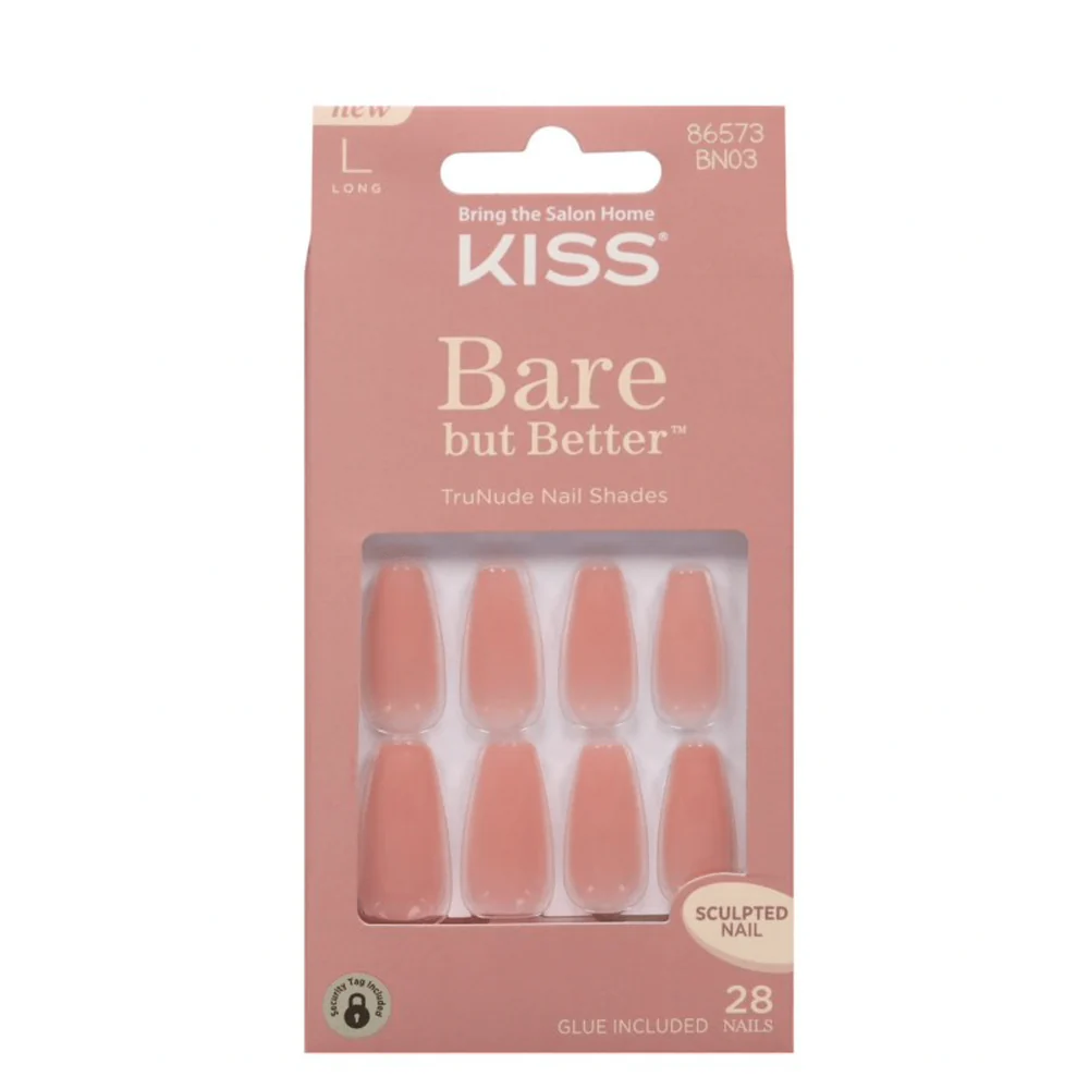 KISS Bare but Better Premium Nails – TruNude Shades - Image 3