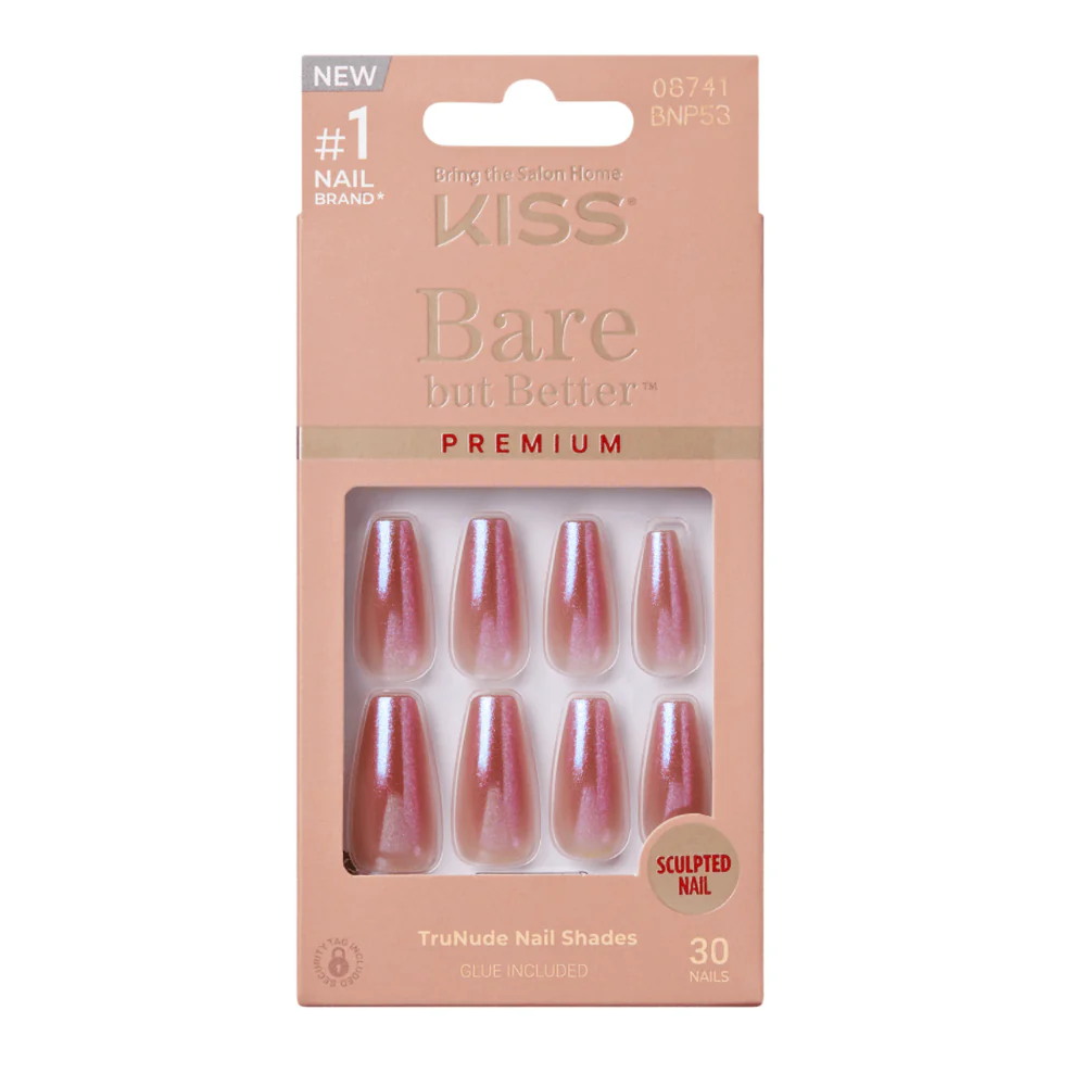 KISS Bare but Better Premium Nails – TruNude Shades - Image 8