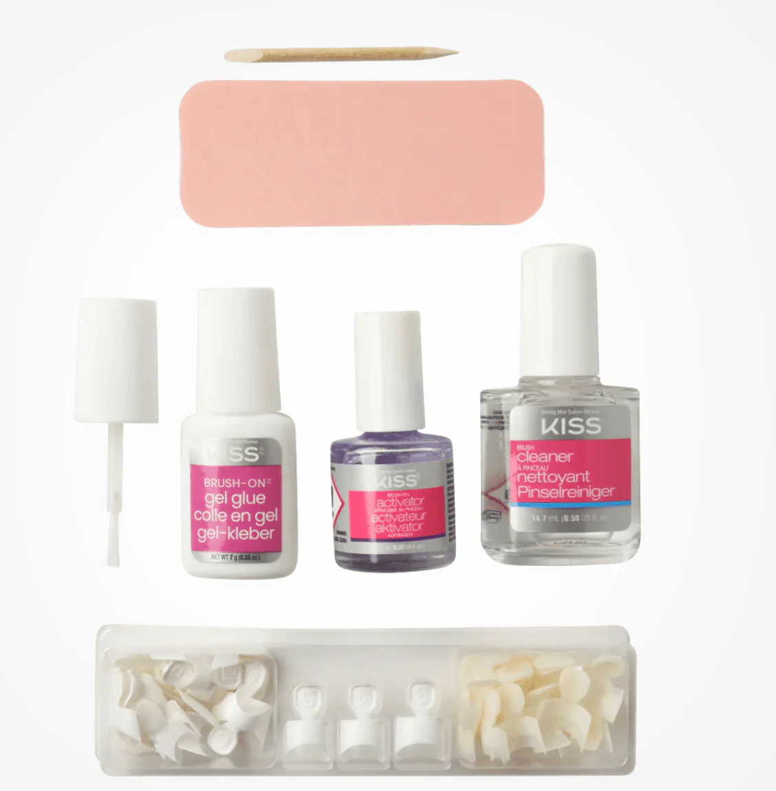 KISS Brush-On Gel Nail Kit – Acrylic Strength - Image 4