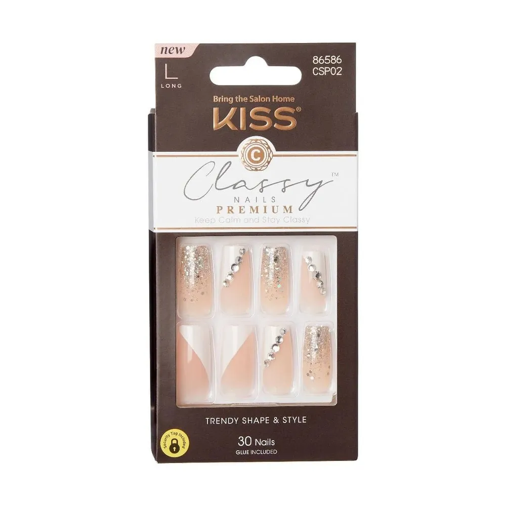 KISS Classy Premium Press-On Nails β 30-Count Ready-to-Wear - Image 3