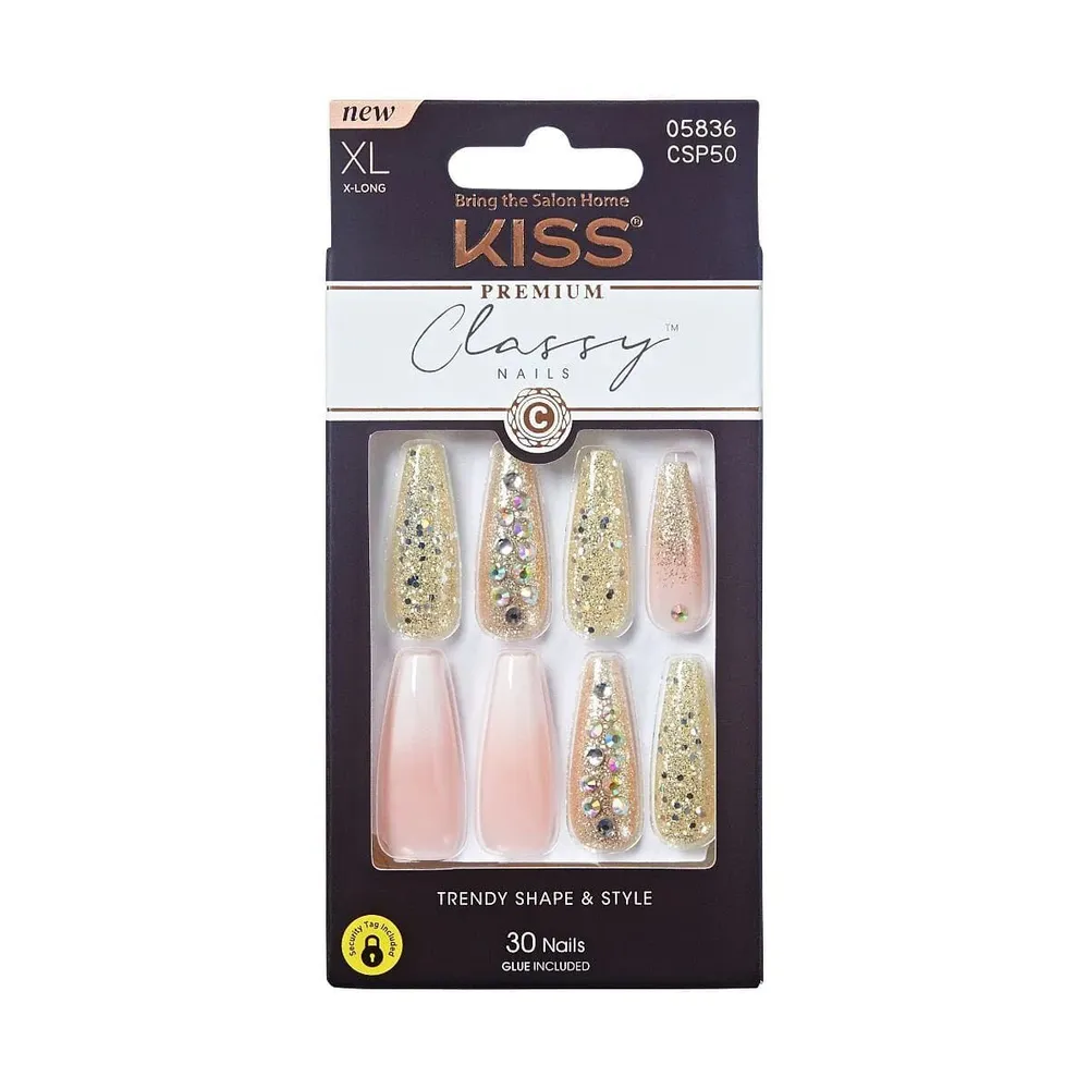 KISS Classy Premium Press-On Nails β 30-Count Ready-to-Wear - Image 5