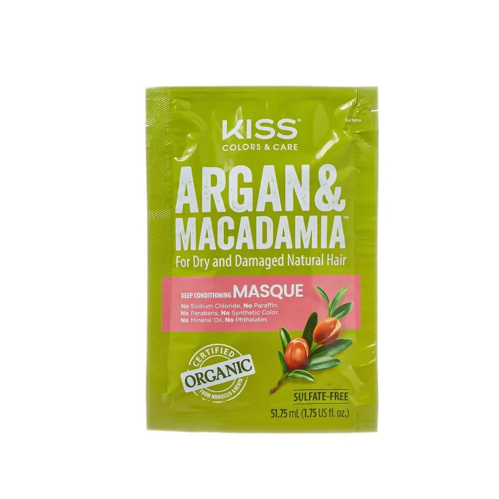 Kiss Colors & Care β Argan Macadamia Travel Sachets - Image 4