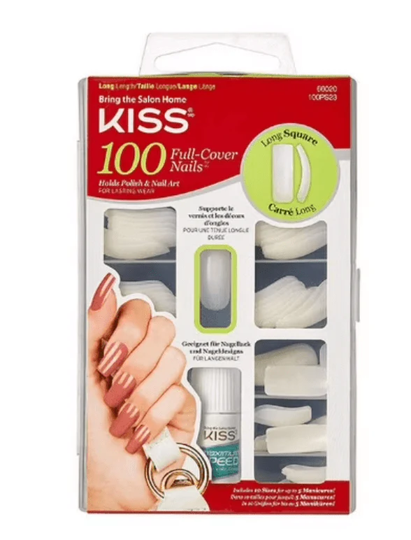 KISS Nail Tips Natural Finish – 100 Tips - Image 5
