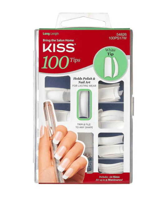 KISS Nail Tips Natural Finish – 100 Tips - Image 6