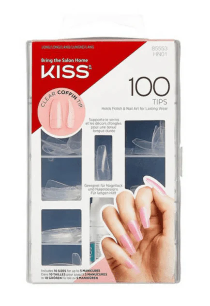 KISS Nail Tips Natural Finish – 100 Tips - Image 9