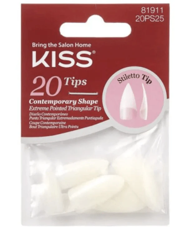 KISS Curve Overlap Nail Tips Natural Finish – 20 Tips - Image 4