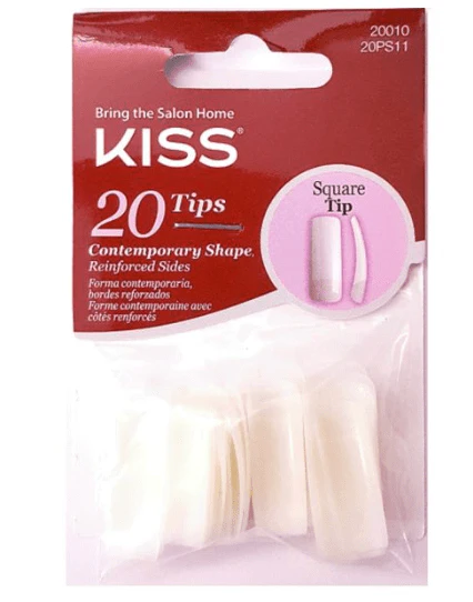 KISS Curve Overlap Nail Tips Natural Finish – 20 Tips - Image 5