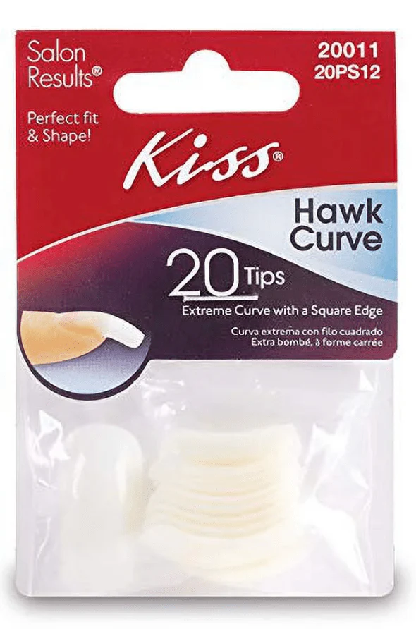 KISS Curve Overlap Nail Tips Natural Finish – 20 Tips - Image 8