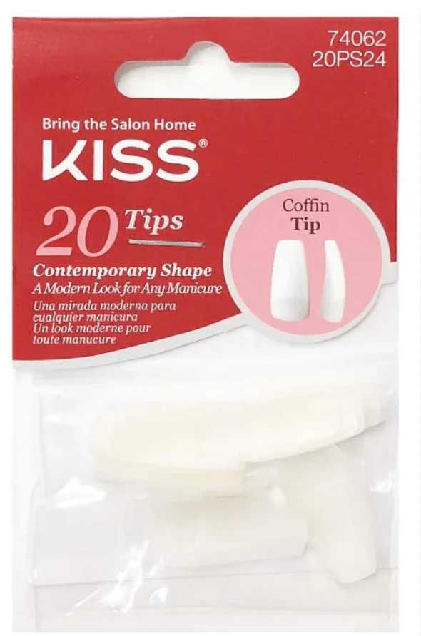 KISS Curve Overlap Nail Tips Natural Finish – 20 Tips - Image 9