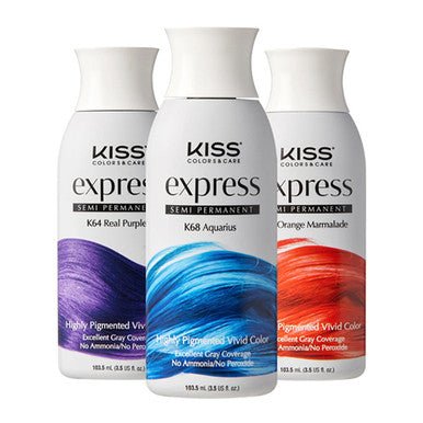 Kiss Express Semi-Permanent Hair Color – 3.5oz