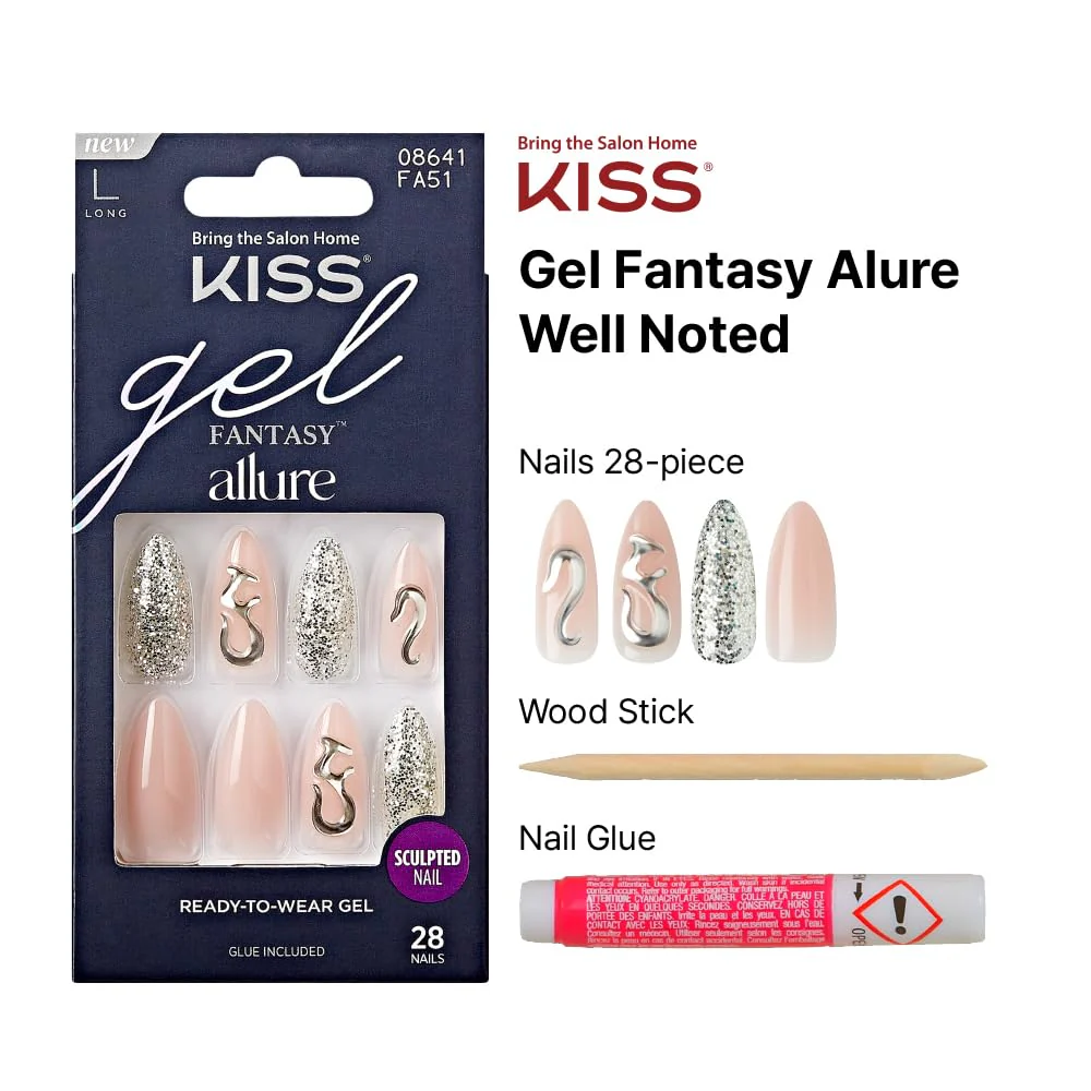 KISS Gel Fantasy False Nails Kit - FA Series