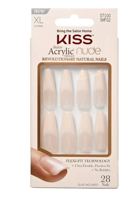 KISS Gel Fantasy & Acrylic French Nude Nails β Premium Finish - Image 7