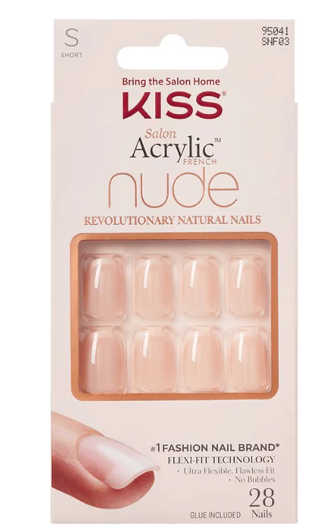 KISS Gel Fantasy & Acrylic French Nude Nails β Premium Finish - Image 8