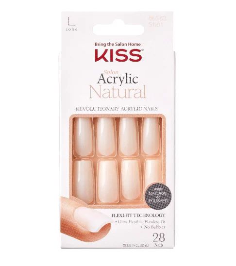KISS Gel Fantasy & Acrylic French Nude Nails β Premium Finish - Image 9