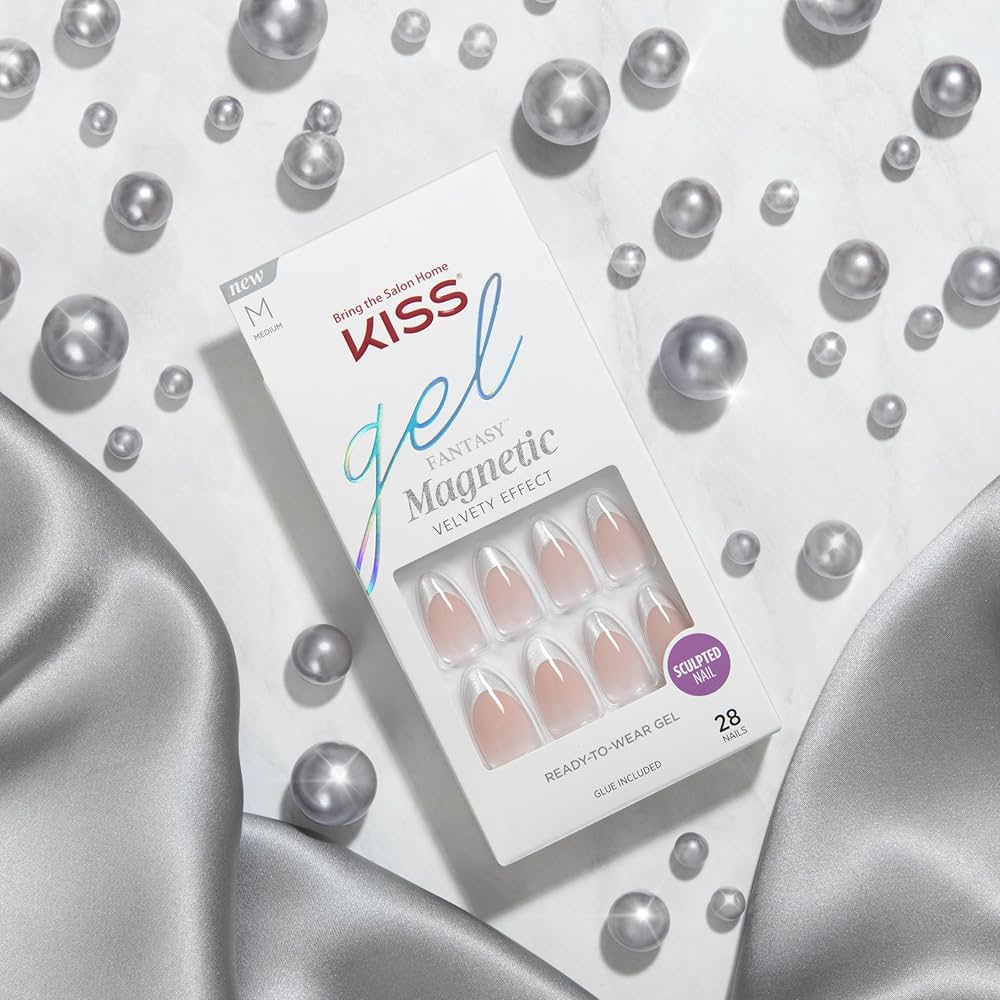 KISS Gel Fantasy Magnetic Press-On Nails β Gloss Finish