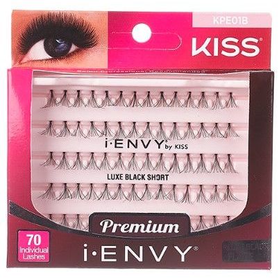 KISS i-Envy Luxe Black Flare Individual Lashes – 70pc - Image 2
