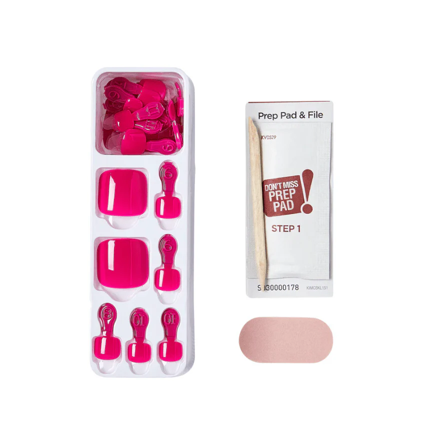 KISS imPRESS No Glue Pedi French Tip – 30 Pcs - Image 3