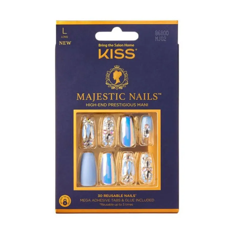 KISS Majestic Press-On Nails – 30 Count - Image 2