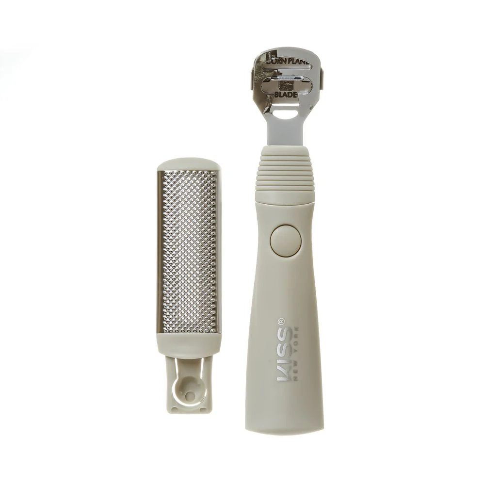 KISS NEW YORK Callus Shaver & Rasp β 2-In-1 Tool for Soft, Smooth Feet - Image 2
