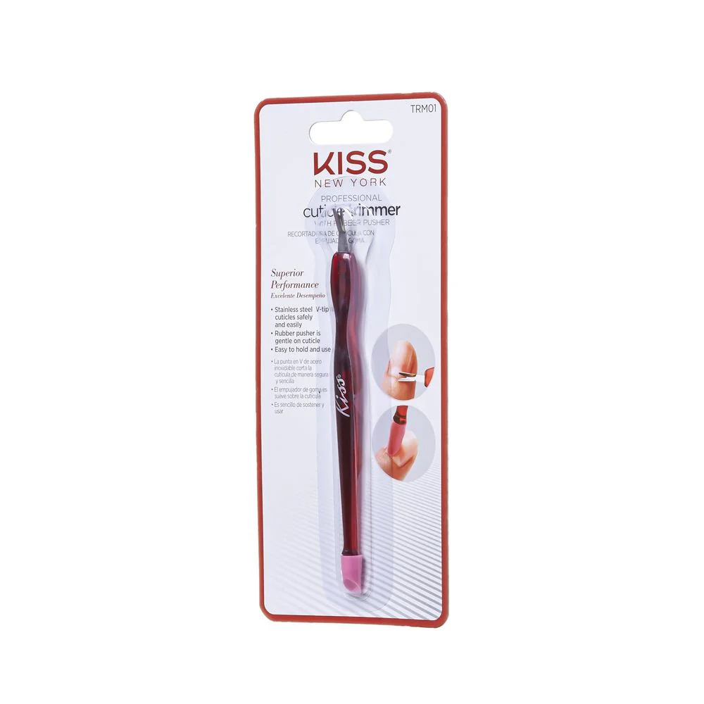 KISS NEW YORK Cuticle Trimmer โ V-Tip for Safe, Easy Trimming