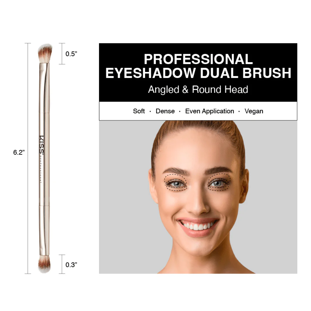 Kiss New York Dual Ended Makeup Brushes - Image 23