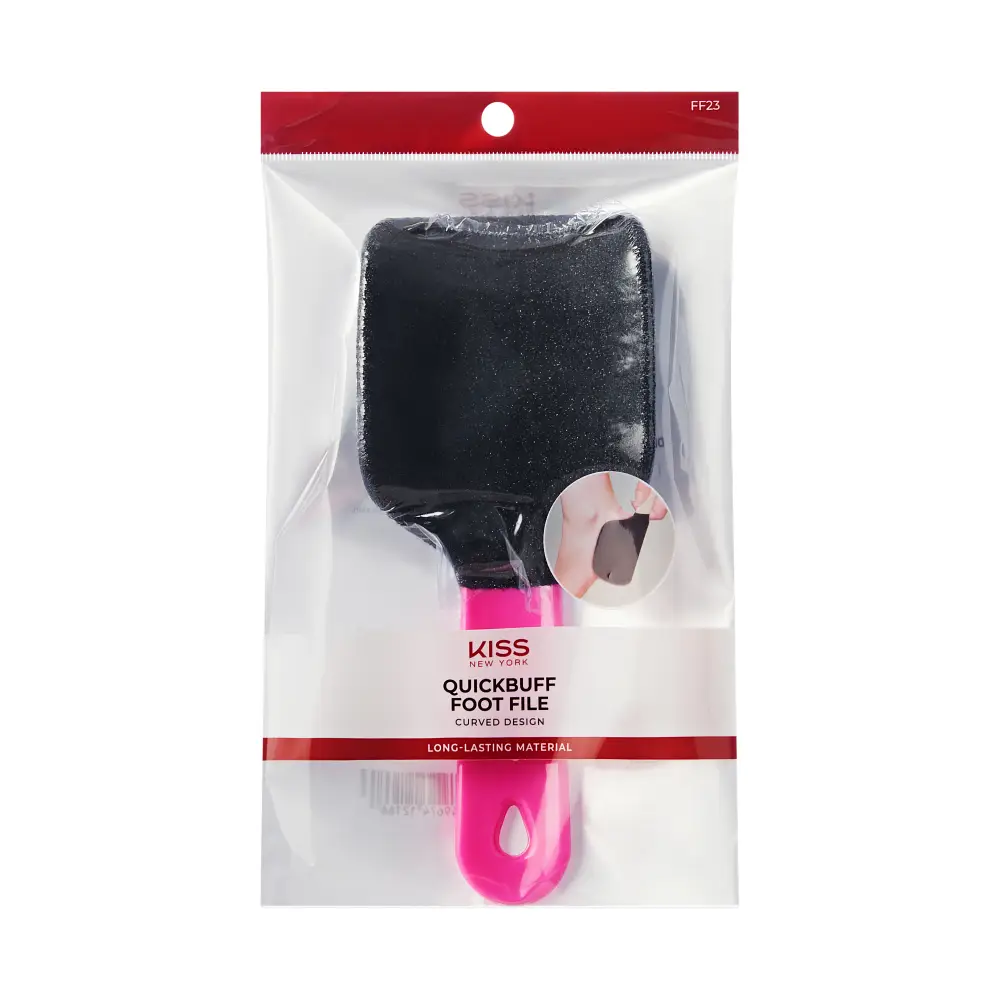 Kiss New York Dual-Sided Foot File – Quickbuff - Image 7