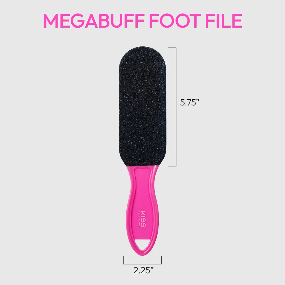 Kiss New York Dual-Sided Foot File ā Ultra & Mega Buff - Image 10