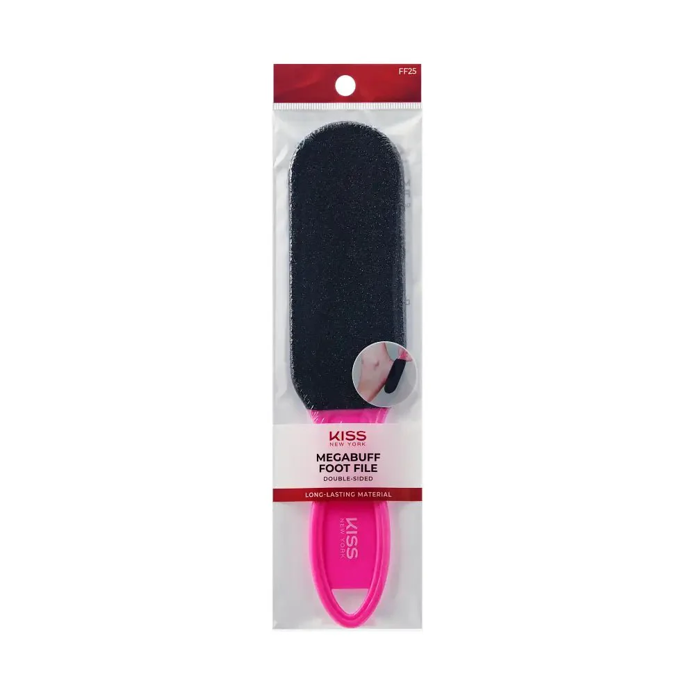 Kiss New York Dual-Sided Foot File ā Ultra & Mega Buff - Image 12