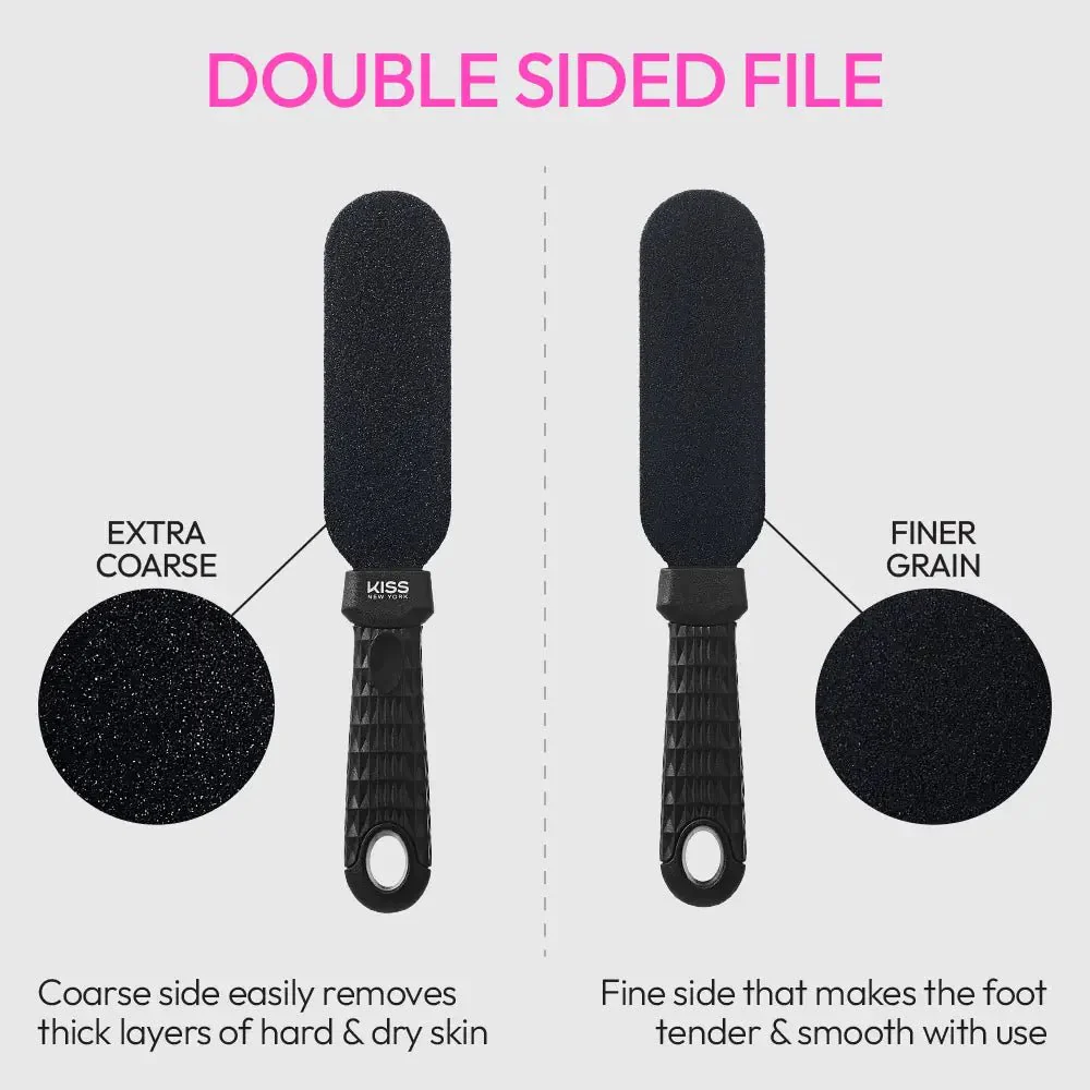Kiss New York Dual-Sided Foot File ā Ultra & Mega Buff - Image 2