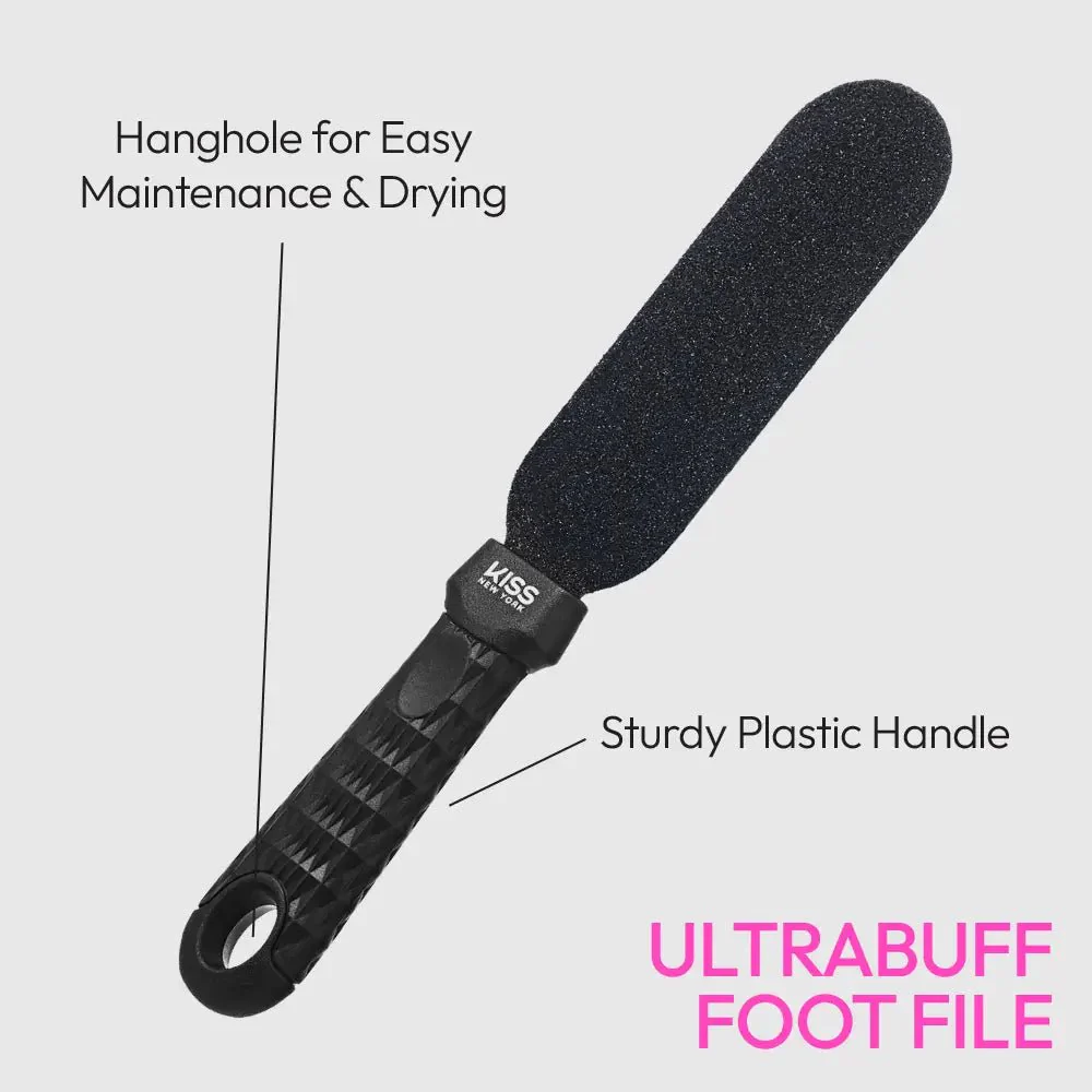 Kiss New York Dual-Sided Foot File ā Ultra & Mega Buff - Image 3