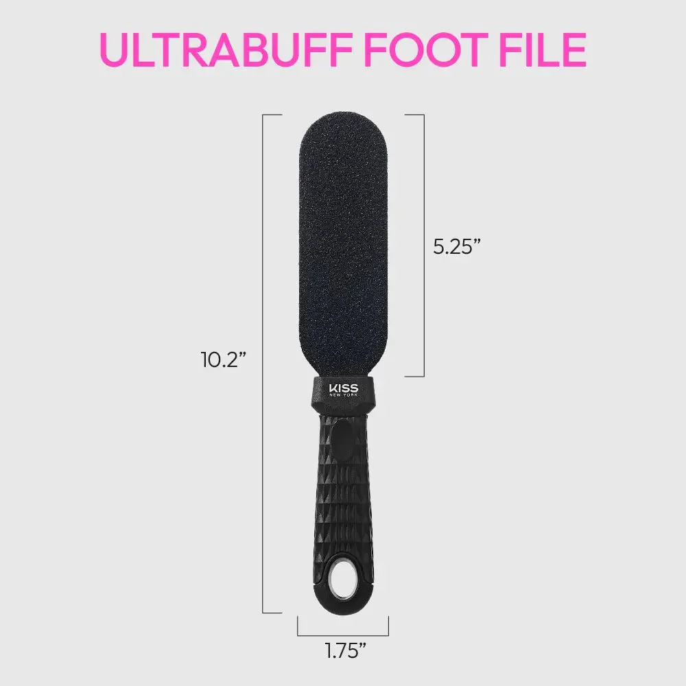 Kiss New York Dual-Sided Foot File ā Ultra & Mega Buff - Image 4