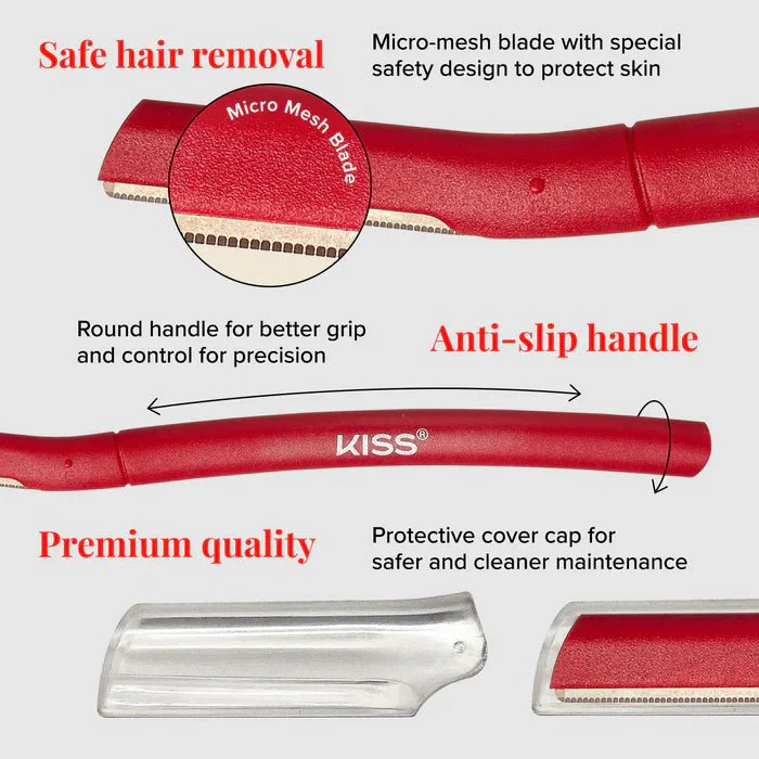 KISS NEW YORK Eyebrow Shaper & Dermaplaning Tool - Image 9