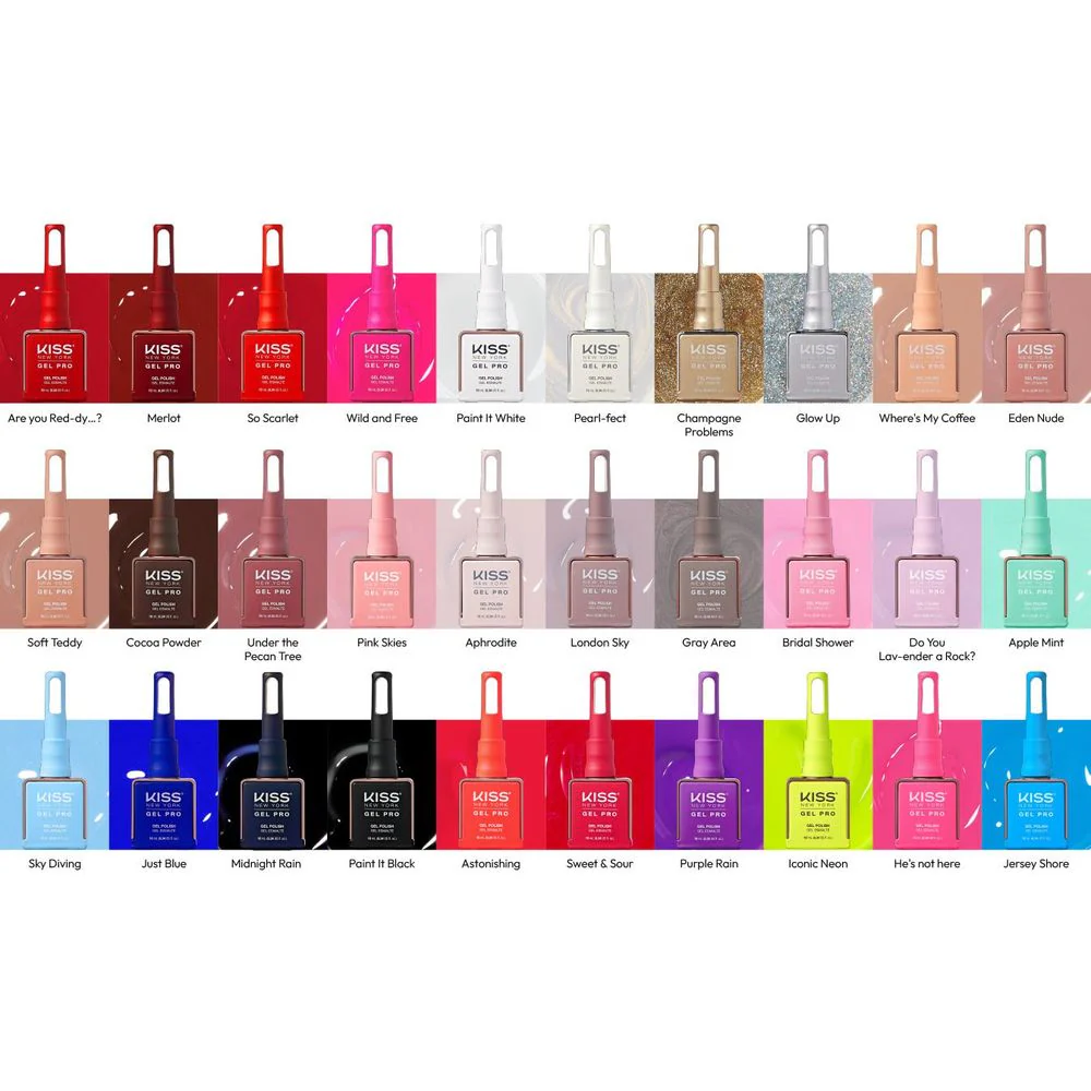 Kiss New York Gel Pro Gel Nail Polish (10ml)