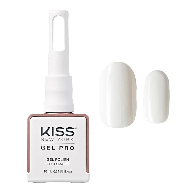 Kiss New York Gel Pro β "Paint It White" Gel Nail Polish (10ml)