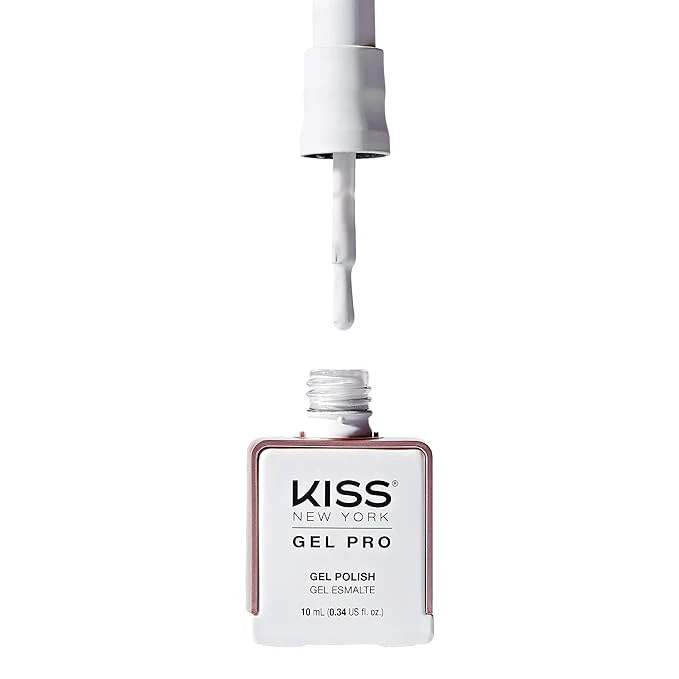 Kiss New York Gel Pro β "Paint It White" Gel Nail Polish (10ml) - Image 2