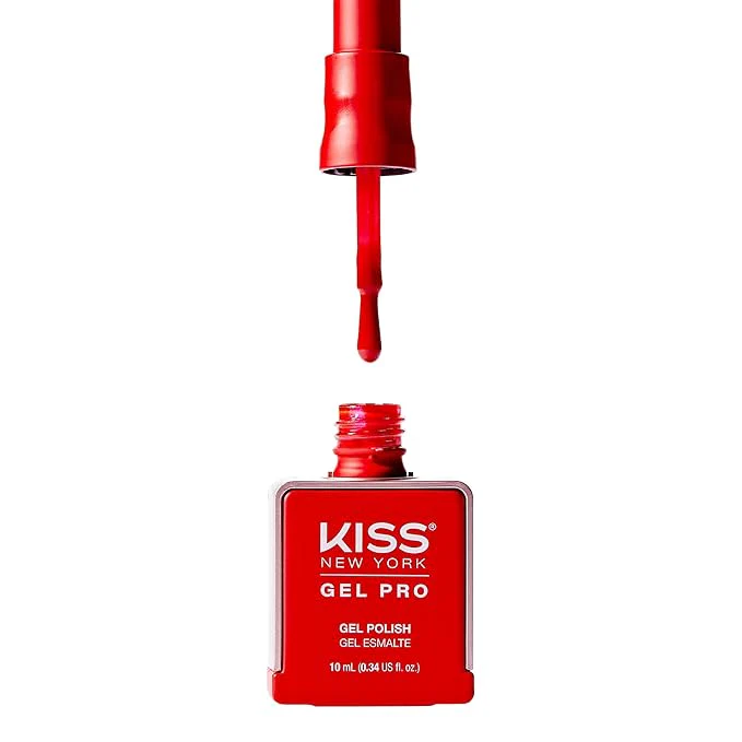 Kiss New York Gel Pro – "So Scarlet" Gel Nail Polish (10ml) - Image 2