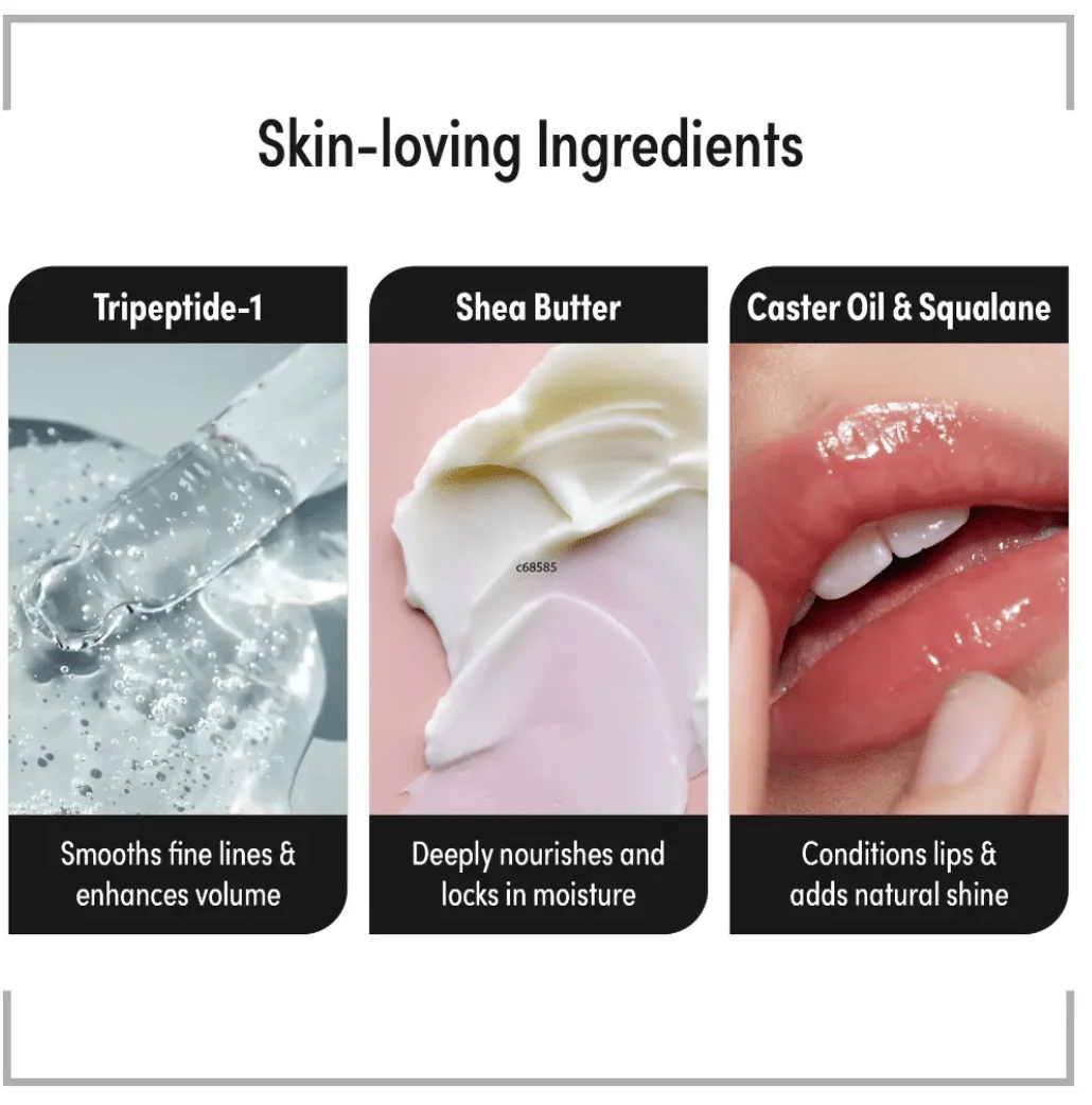 Kiss New York Peptide Pout Lip Treatment β Gloss - Image 4