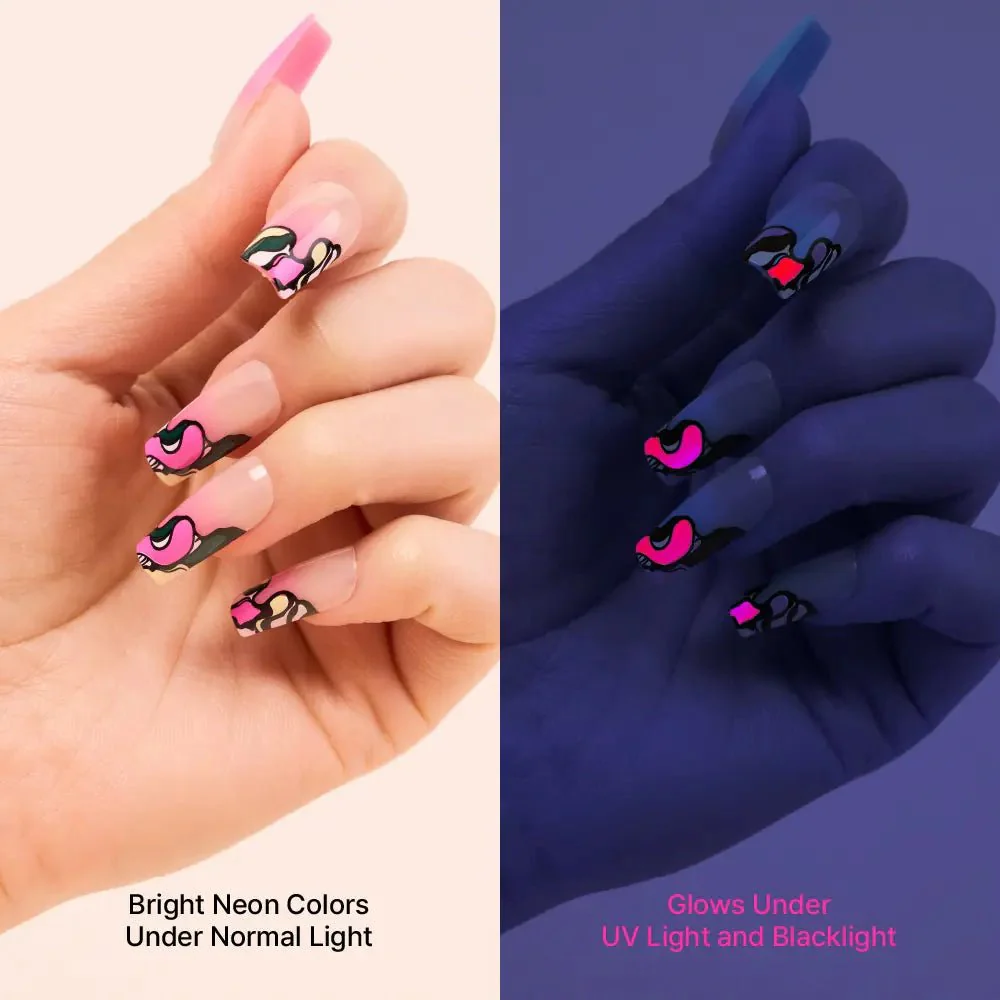 Kiss New York Precision Brush Neon Nail Art Liner - Image 9