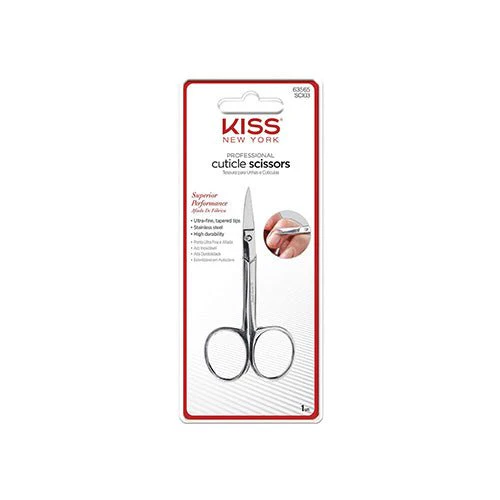 KISS NEW YORK Premium Cuticle & Nail Scissors – Precision Trimming & Nail Care