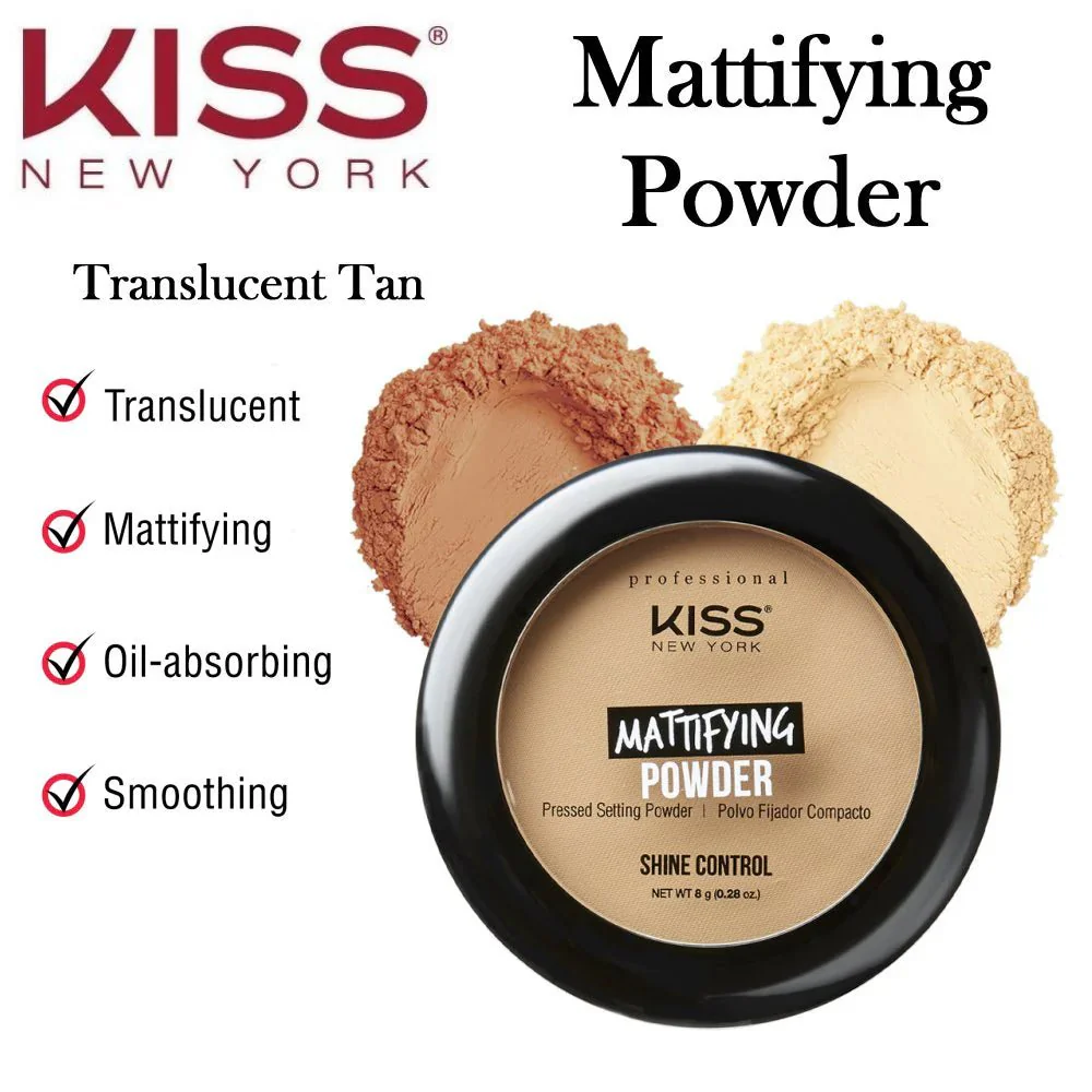 Kiss New York Professional – Mattifying Powder - Image 2