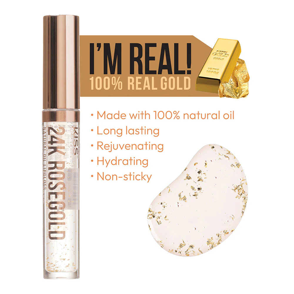 KISS NEW YORK PROFESSIONAL Natural Oil Lip Gloss - Image 8
