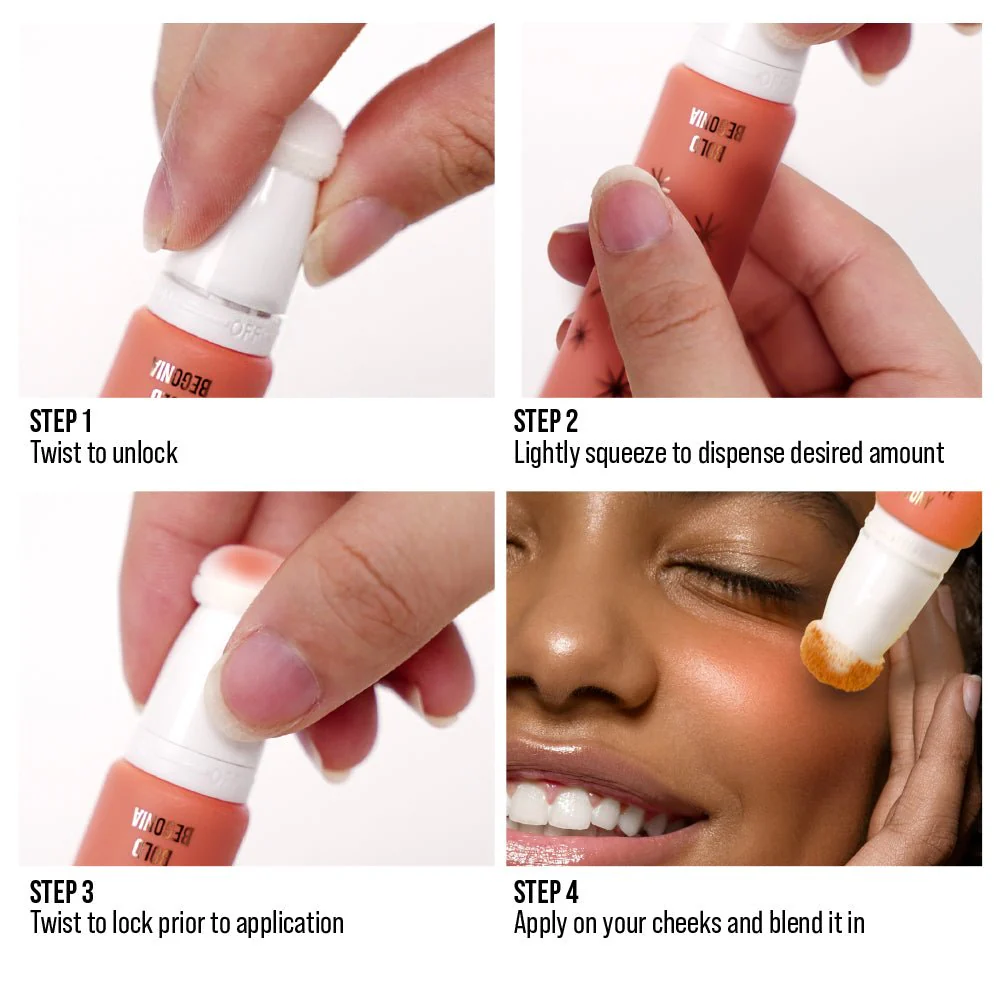 KISS NEW YORK PROFESSIONAL β Pearl Blush Wand - Image 4