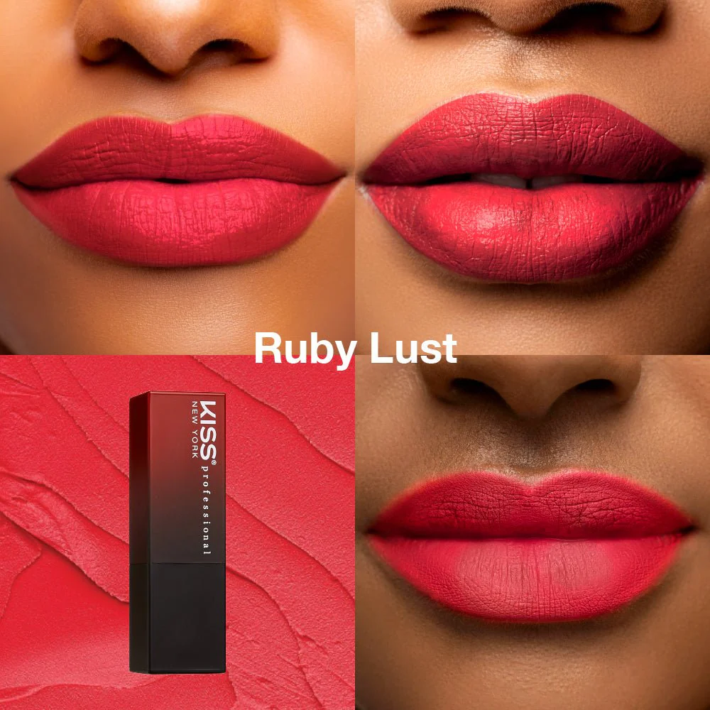 KISS NEW YORK PROFESSIONAL β Richly Pigmented Satin Lipstick - Image 16