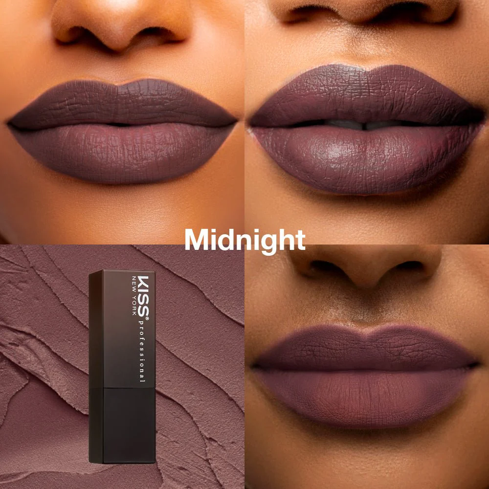 KISS NEW YORK PROFESSIONAL β Richly Pigmented Satin Lipstick - Image 24