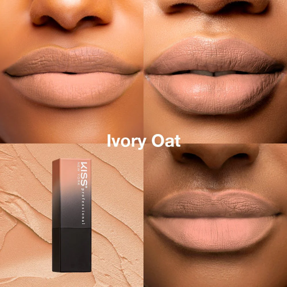 KISS NEW YORK PROFESSIONAL β Richly Pigmented Satin Lipstick - Image 6