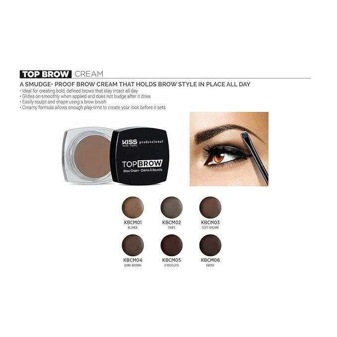KISS NEW YORK PROFESSIONAL β Top Brow Eyebrow Cream - Image 2